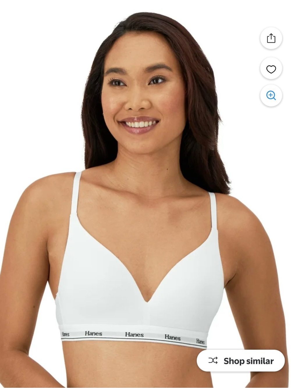 Hanes Originals Women's Stretch Contour Wirefree Bra xl  nwt